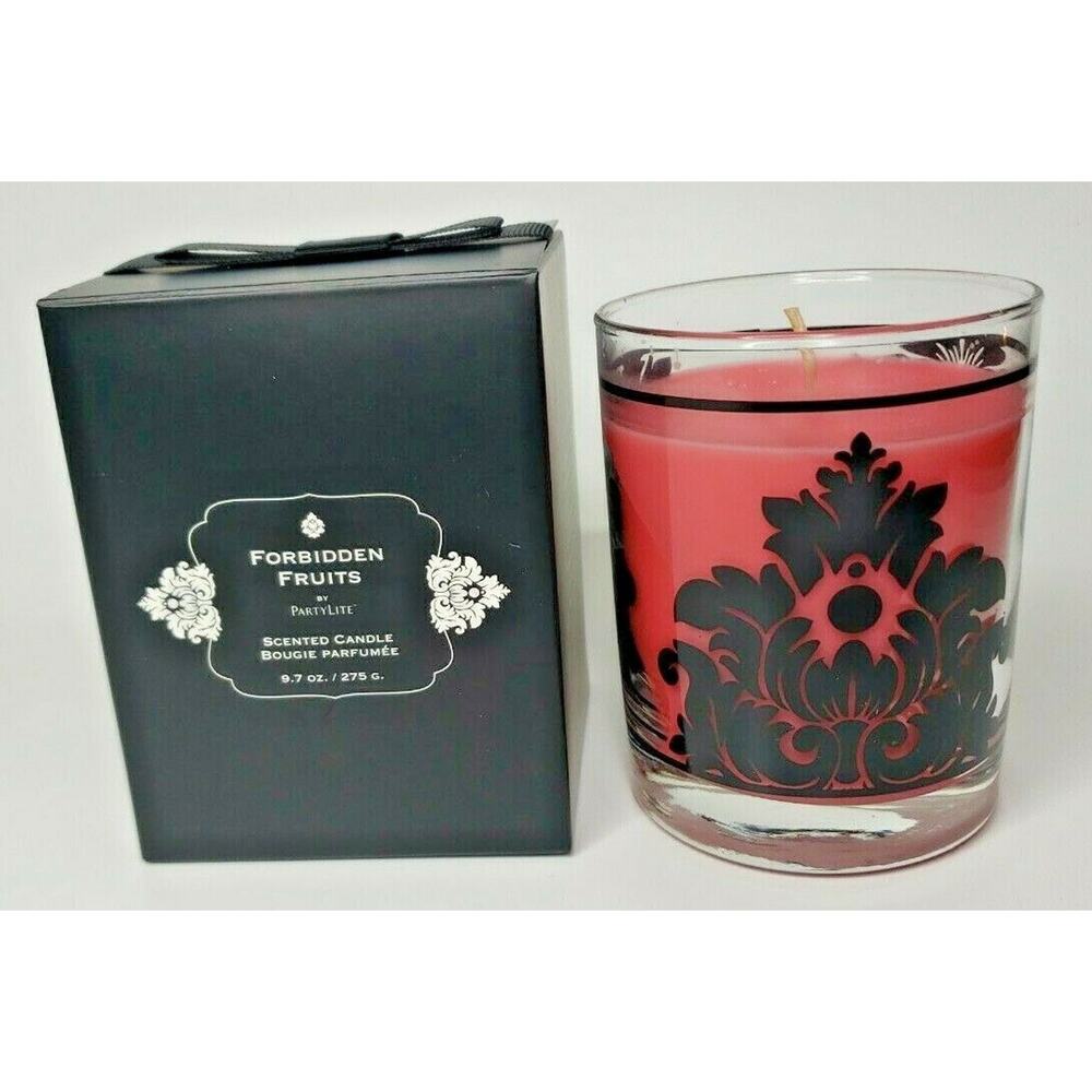 PartyLite Forbidden Fantasy Jar Candle New Box Apricot Amour P3B/G501026